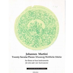 Martini, [No Selection] and others: Twenty Secular Pieces