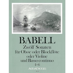 Babell 12 Sonatas, nos. 4-6