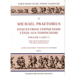 Dances from Terpsichore, vol. 5 (score & parts)