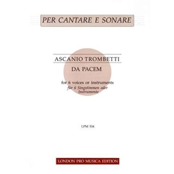 Trombetti, Ascanio: Da Pacem