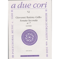 Grillo: Sonata Seconda a7 (sc + parts)