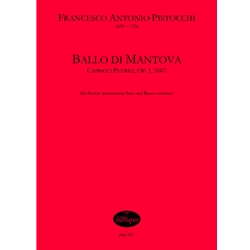 Pistocchi, Francesco Antonio: Ballo di Mantova-Capricci Puerili, Op. 1, 1667