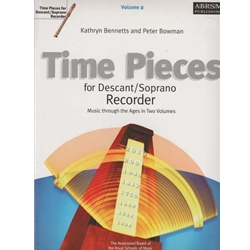 Time Pieces for Descant/Soprano Recorder Vol. 2