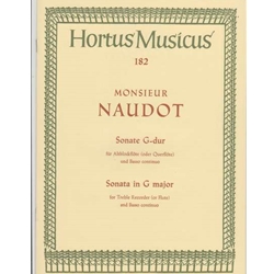 Naudot : Sonate G-dur