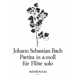 Bach, JS Partita in a minor, BWV1013 (with facsimile)